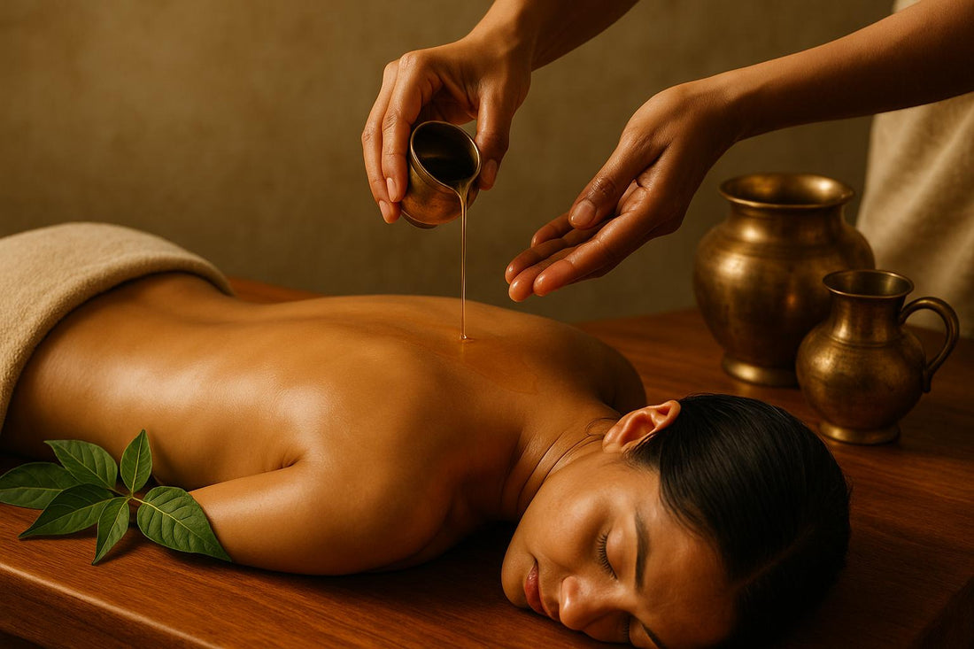 Panchakarma Oils for Liver Detox Massage