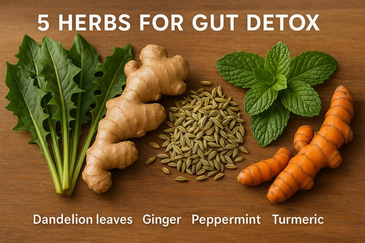 5 Herbs for Gut Detox