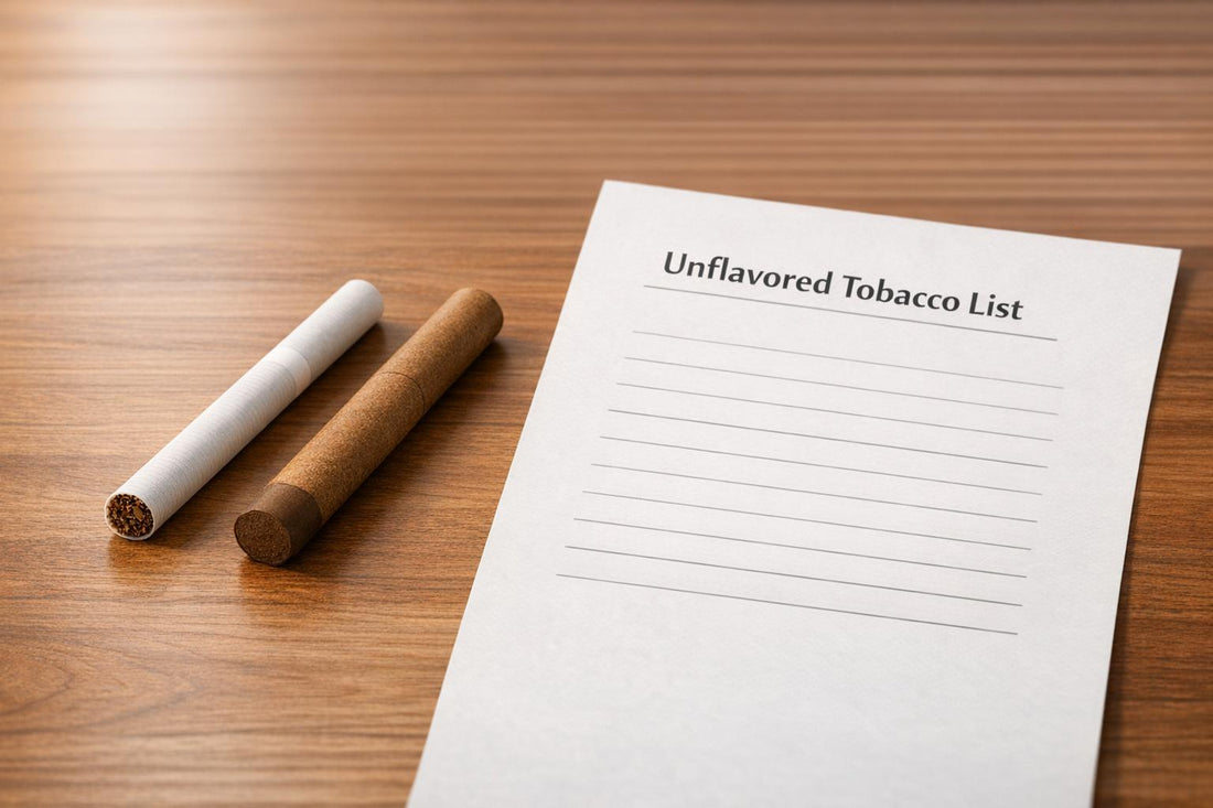 California issues Unflavored Tobacco List, redefining lawful product sales