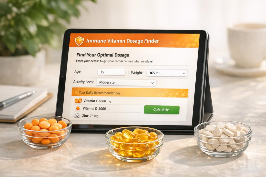 Immune Support Vitamin Dosage Finder