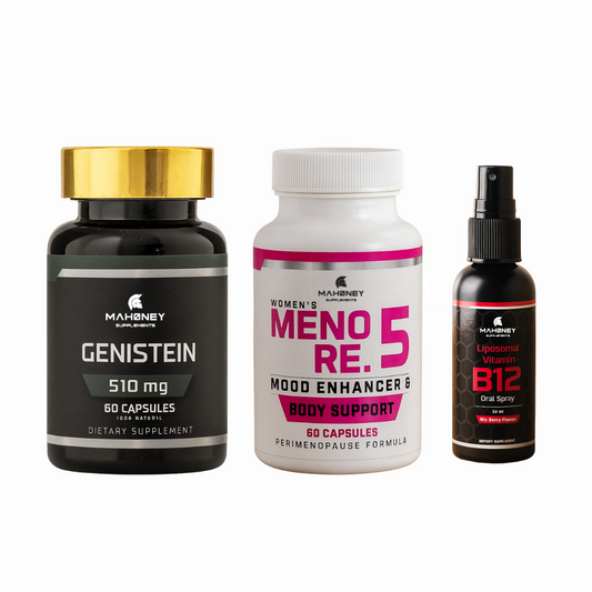 Meno-RE5, B12 Spray & Genistein | Woman’s Health